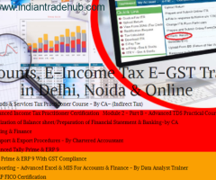 Accounting Course in Delhi 110046, SLA. GST and Accounting Institute, Taxation and Tally